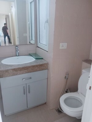 Bathroom in 3.5 BHK Apartment at Unitech The Residences Gurgaon, Sector 33 – for Rent