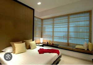 Bedroom in 2 BHK Apartment at K Raheja Heights, Malad East – for Rent