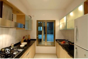 Kitchen in 2 BHK Apartment at K Raheja Heights, Malad East – for Rent