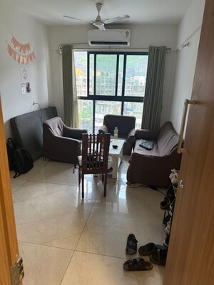 Living Room in 2 BHK Apartment at Godrej Urban Park, Chandivali – for Rent