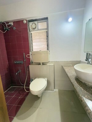 Bathroom in 2.5 BHK Apartment at Kanakia Spaces Vasundhara, Manpada – for Rent