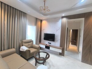Living Room in 3 BHK Apartment at Runwal The Central Park, Chinchwad – for Rent