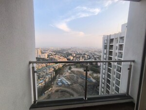 Balcony in 3 BHK Apartment at Runwal The Central Park, Chinchwad – for Rent