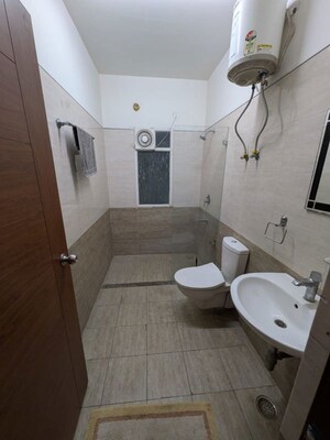 Bathroom in 3 BHK Apartment at Mahima Elanza, Patrakar Colony – for Sale