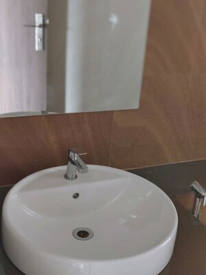 Bathroom in 3 BHK Apartment at Bhandari 43 Privet Drive, Balewadi – for Rent