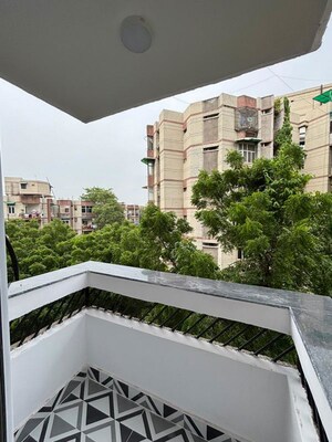 Balcony in 3 BHK Apartment at Sector 18 Dwarka – for Rent