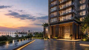 Swimming Pool in 3 BHK Apartment at Bandra East – for Sale