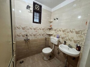 Bathroom in 2 BHK Builder Floor at Saket – for Rent