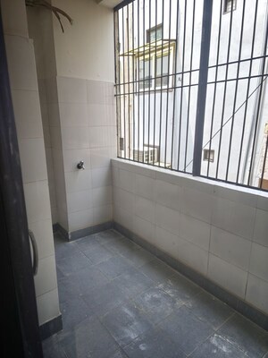 Balcony in 3 BHK Builder Floor at Ashok Nagar – for Rent