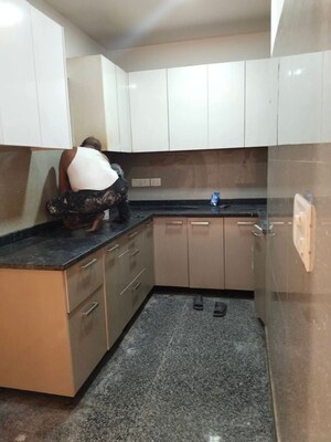 Kitchen in 2 BHK Builder Floor at Saket – for Rent