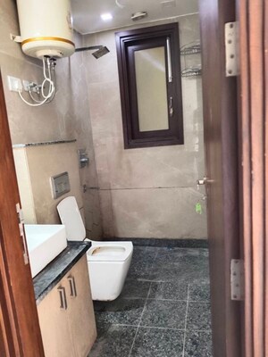 Bathroom in 2 BHK Builder Floor at Saket – for Rent