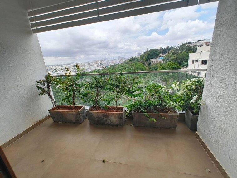 Balcony, banjara hills 3 Bedroom 3232 Sq.Ft. Builder Floor In Banjara Hills Hyderabad 10609927