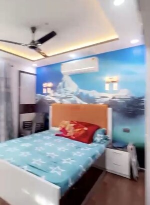 Bedroom in 4 BHK Builder Floor at Bptp Park Floors I, Sector 77 – for Rent