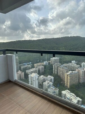 Balcony in 2 BHK Apartment at Dhamji Shamji Mahavir Spring Tulip Phase 1, Pokhran Road No Two – for Sale