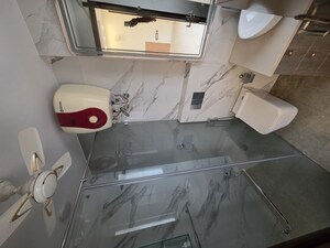 Bathroom in 4 BHK Builder Floor at Sushant Lok Iii – for Rent