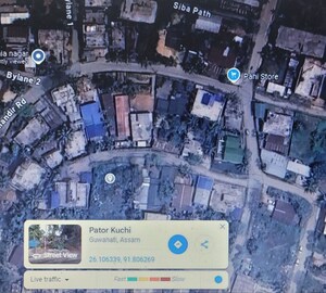  Plot – Map Location View at Pator Kuchi - for Sale