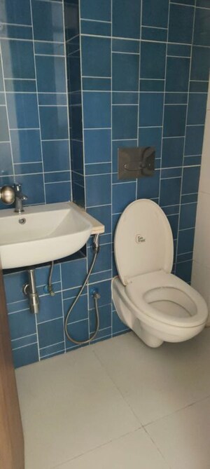 Bathroom in 3 BHK Apartment at Lodha Amara, Kolshet Road – for Rent
