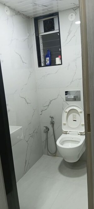 Bathroom in  Office Space at NMS Titanium, Cbd Belapur Sector 15 – for Rent