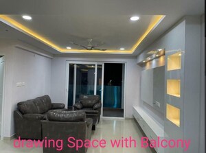 Living Room in 3 BHK Apartment at INDIS PBEL City, Peeranchuruvu – for Rent
