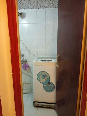 Bathroom in 1 BHK Apartment at Shubharambh Complex, Manpada – for Rent