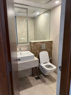 Bathroom in 3.5 BHK Apartment at K Raheja Vistas Premiere, Mohammadwadi – for Rent