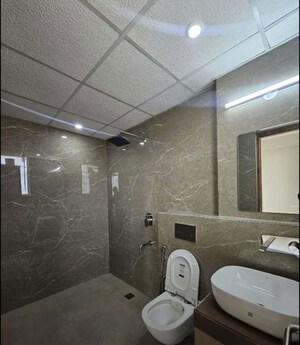 Bathroom in 3 BHK Apartment at Skyline Elevate, Ramgarh Bhudda – for Rent