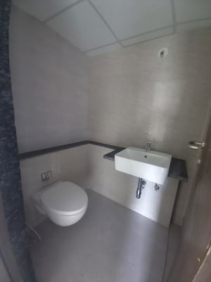 Bathroom in 1 BHK Apartment at Ganga Legend, Bavdhan – for Rent