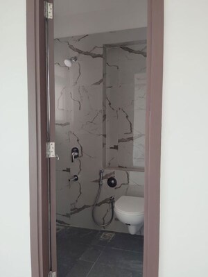 Bathroom in 2 BHK Apartment at Sheth Auris Bliss, Malad West – for Rent