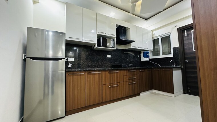 Kitchen, golf-edge 2 Bedroom 1400 Sq.Ft. Apartment In Gachibowli Hyderabad 10610201
