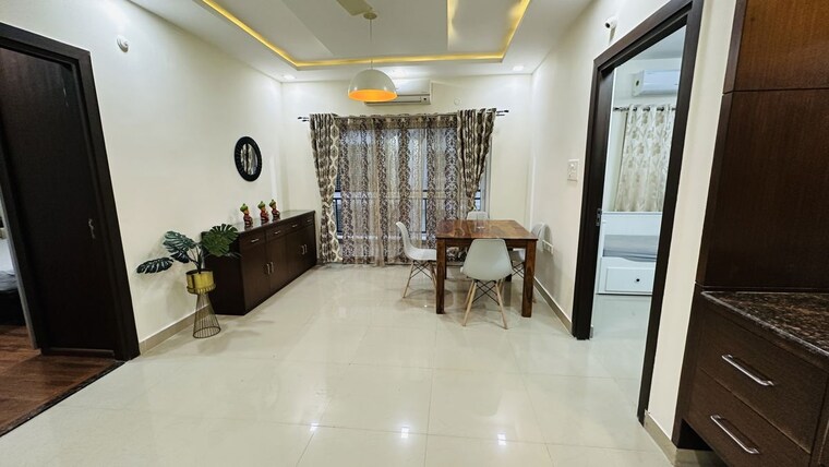 Living Room, golf-edge 2 Bedroom 1400 Sq.Ft. Apartment In Gachibowli Hyderabad 10610201