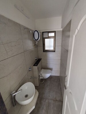Bathroom in 1 BHK Apartment at Shreeji BKC Crown, Kurla West – for Rent