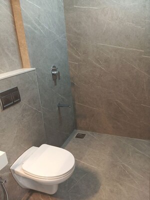 Bathroom in 1.5 BHK Apartment at Rustomjee Cleon, Bandra East – for Rent