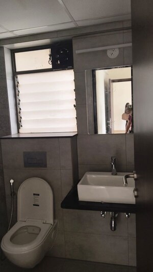 Bathroom in 2 BHK Apartment at Mahindra Alcove, Chandivali – for Rent
