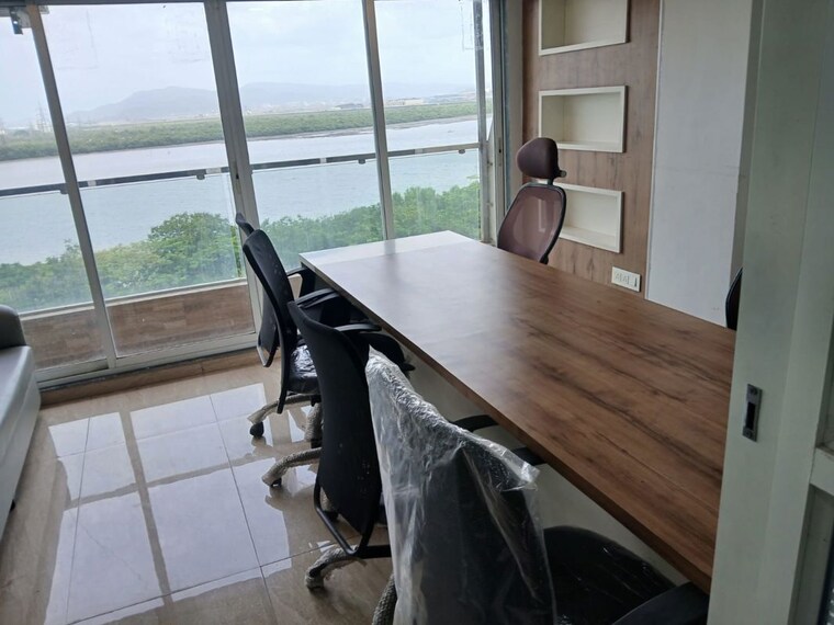 Balcony, kukreja-bay-view-tower Commercial Office Space 600 Sq.Ft. In Cbd Belapur Sector 11 Navi Mumbai 10610276