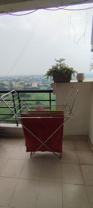 Balcony in 2 BHK Apartment at Ramprastha City The View, Sector 37d – for Rent