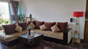 Living Room in 2 BHK Apartment at Konark Elegance, Wadgaon Sheri – for Rent