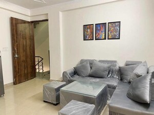 Living Room in 1 BHK Builder Floor at Saket – for Rent