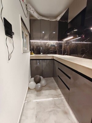 Kitchen in 1 BHK Builder Floor at Saket – for Rent