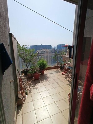 Balcony in 3 BHK Apartment at Marvel Zephyr, Kharadi – for Rent