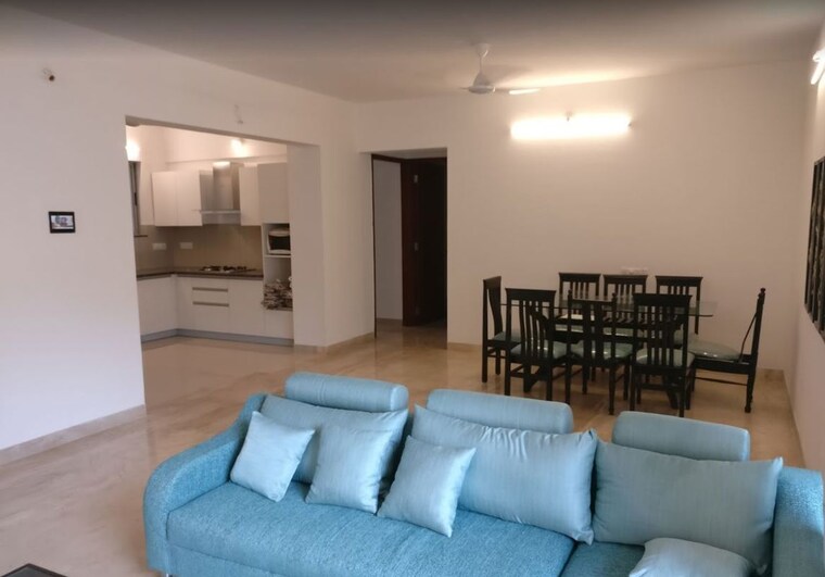 Living Room, marvel-cerise 2 Bedroom 1500 Sq.Ft. Apartment In Kharadi Pune 10610359