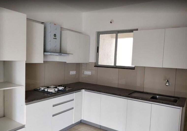 Kitchen, marvel-cerise 2 Bedroom 1500 Sq.Ft. Apartment In Kharadi Pune 10610359