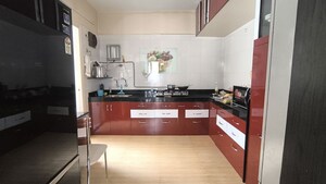 Kitchen in 3 BHK Apartment at Paranjape Crystal Garden, Baner – for Rent