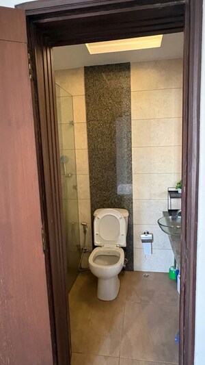 Bathroom in 2 BHK Builder Floor at Hauz Khas – for Rent