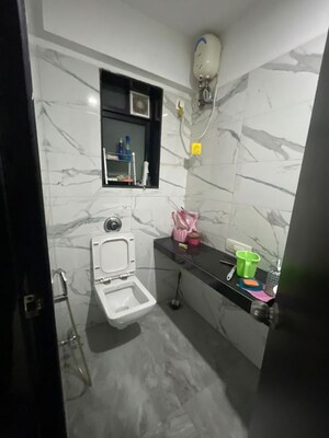 Bathroom in 2 BHK Apartment at Hubtown Hill Crest, Andheri East – for Rent