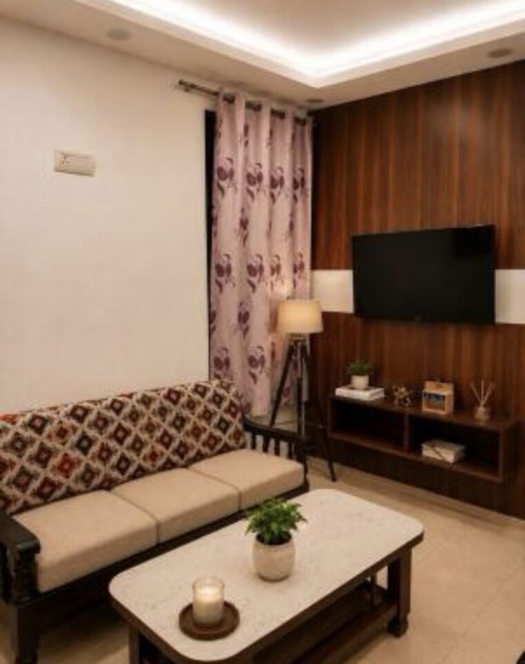 Living Room, adore-happy-homes 2 Bedroom 592 Sq.Ft. Apartment In Sector 86 Faridabad 10610492