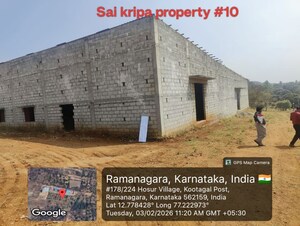  Industrial Plot – Exterior View View at Rampura Doddi - for Sale