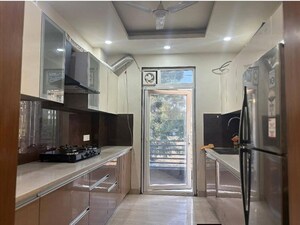 Kitchen in 1 BHK Builder Floor at Ansal Sushant Lok I, Sector 43 – for Rent