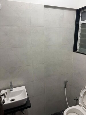 Bathroom in 1 BHK Apartment at Dem Phoenix, Malad East – for Rent