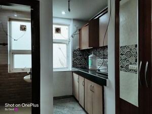 Kitchen in 1 BHK Builder Floor at Sushant Lok I – for Rent