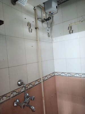 Bathroom in 1 BHK Apartment at Star Sky Sayba Heights, Nehru Nagar – for Rent